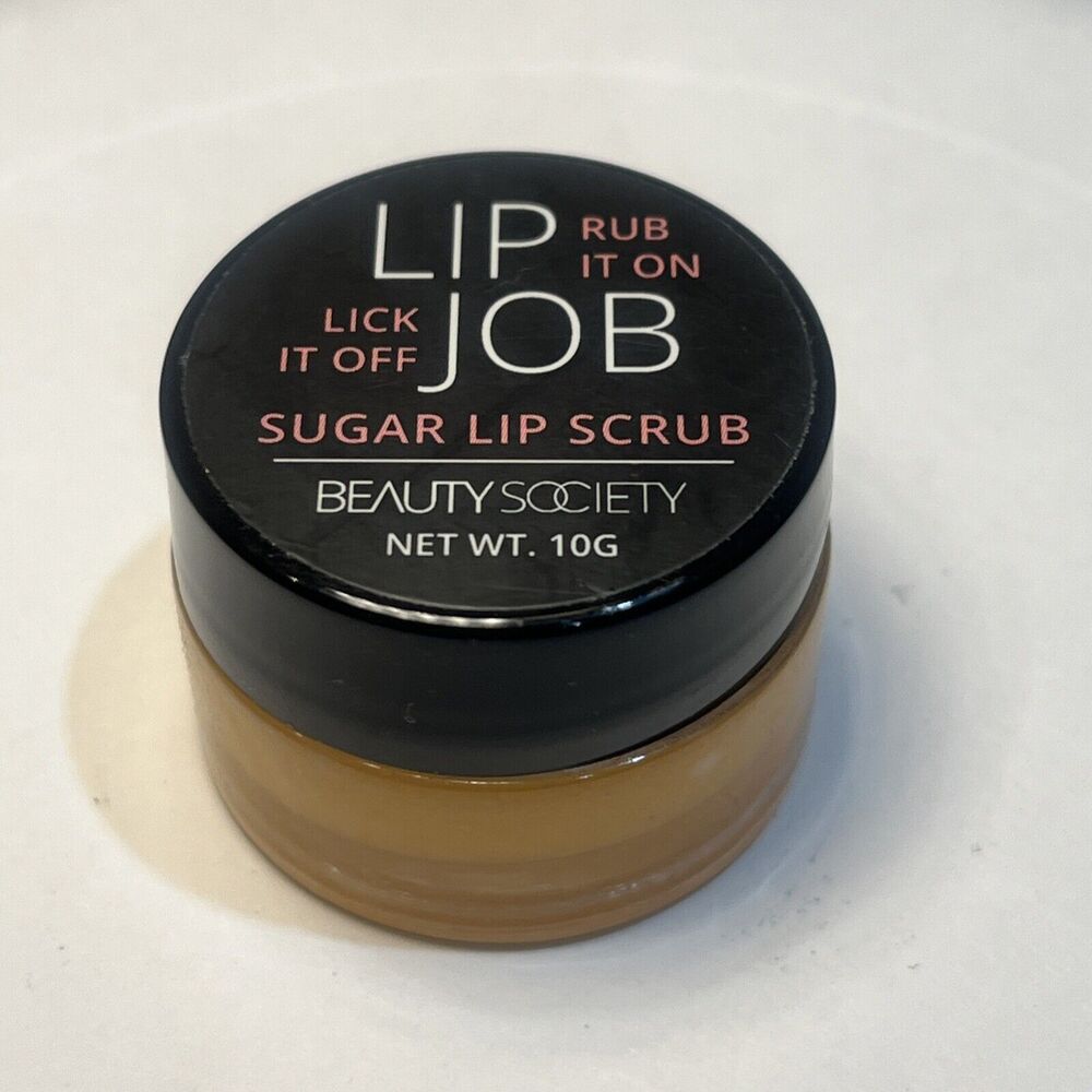 Beauty Society Lip Job Sugar Lip Scrub in Orange Crush NEW